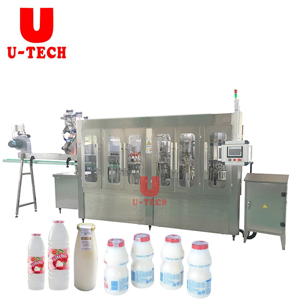 5000BPH Автоматическая пластиковая бутылка Lichi Juice Алюминиевая фольга для розлива и запайки Цена завода